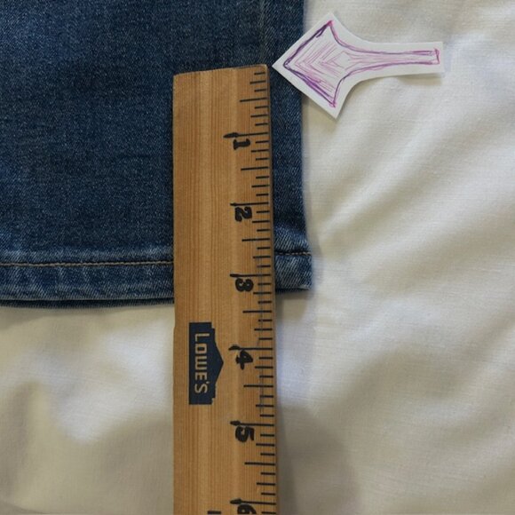 Calvin Klein Ladies Denim Jeans sz 14 32 Repreve Tapered Button Closure - Picture 9 of 12